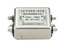 單相雙級AC電源濾波器 10A插片式 230v SES-RD2010A-C-S 